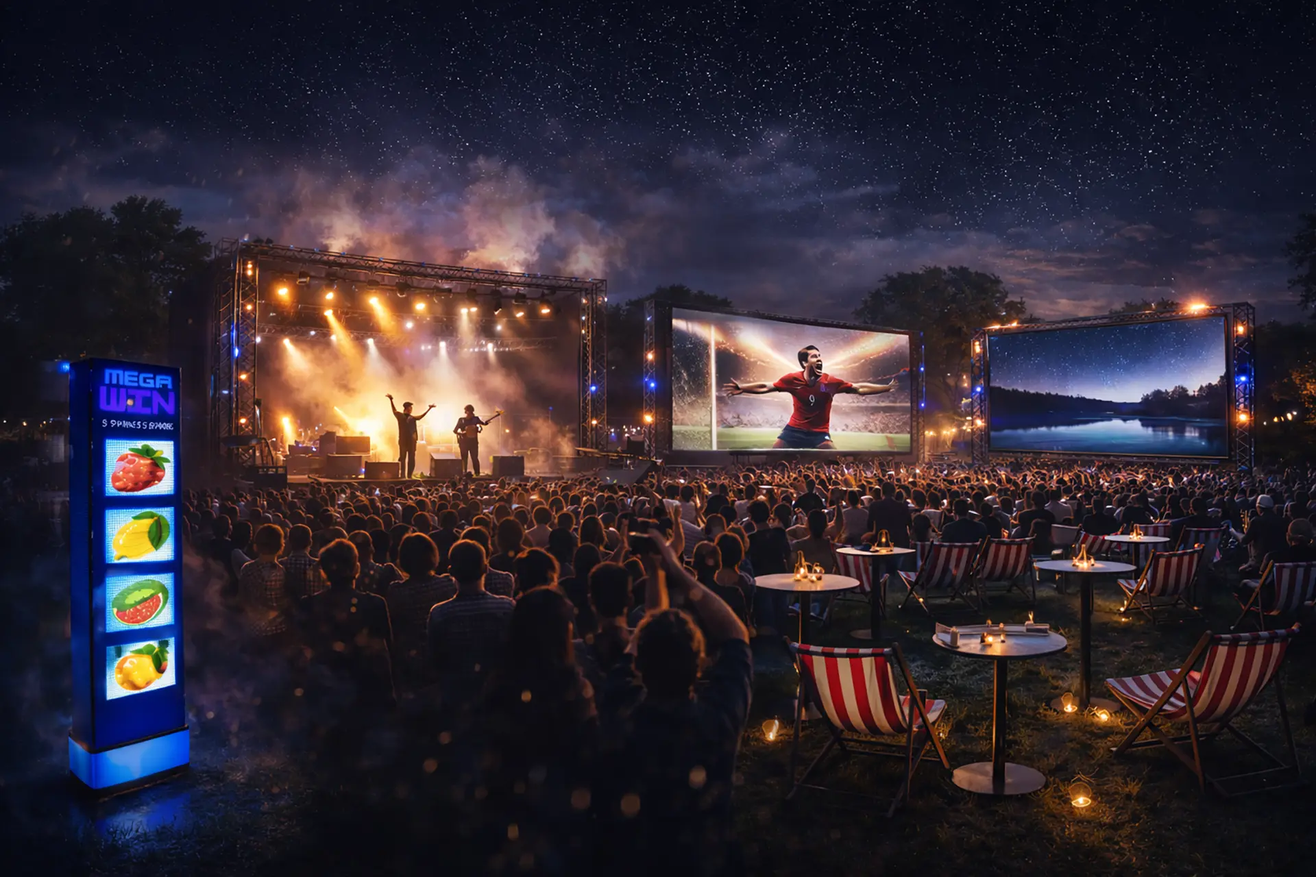 LED Videowand im Eventeinsatz