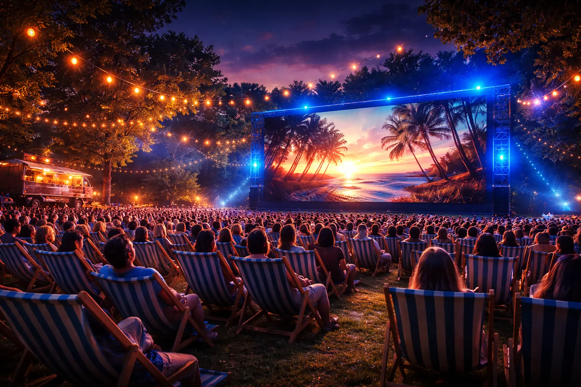 Open Air Sommerkino Berlin – LED Leinwand